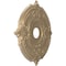 Ekena Millwork Attica PVC Medallion (Canopies up to 6 3/4"), 19"OD x 3 1/2"ID x 1"P, Metallic Champagne Mist CMP19ATECE - alternate 2
